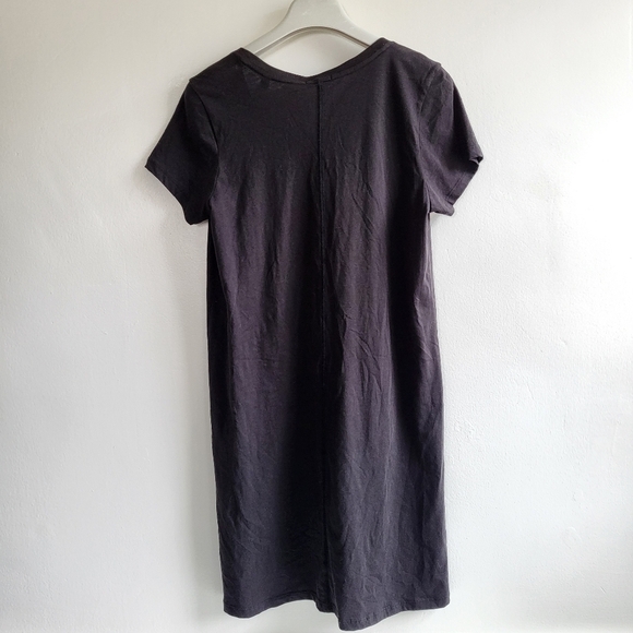 New ATM ANTHONY THOMAS MELILLO Slip On Cotton-Jersey Black T-Shirt Dress NWT XS - Picture 12 of 14